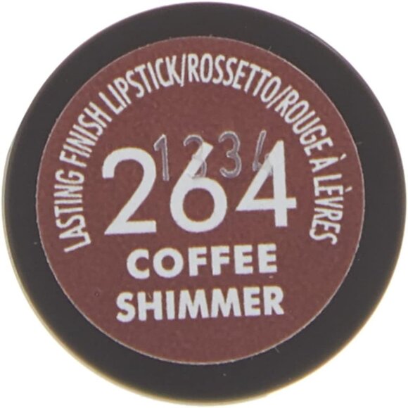 Rimmel London 264 Coffee Shimmer Lasting Finish Extreme Lipstick Discontinue NEW - Picture 1 of 5